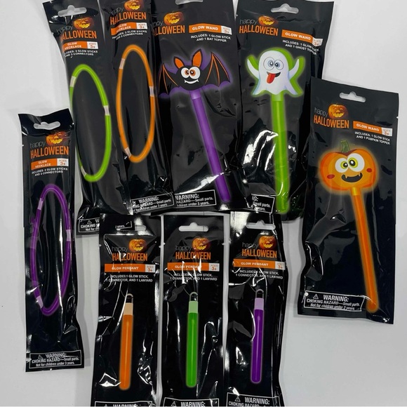 🎃 NWT Bundle – 10+ Halloween Headbands, Accessories & Glow Sticks - Picture 5 of 5